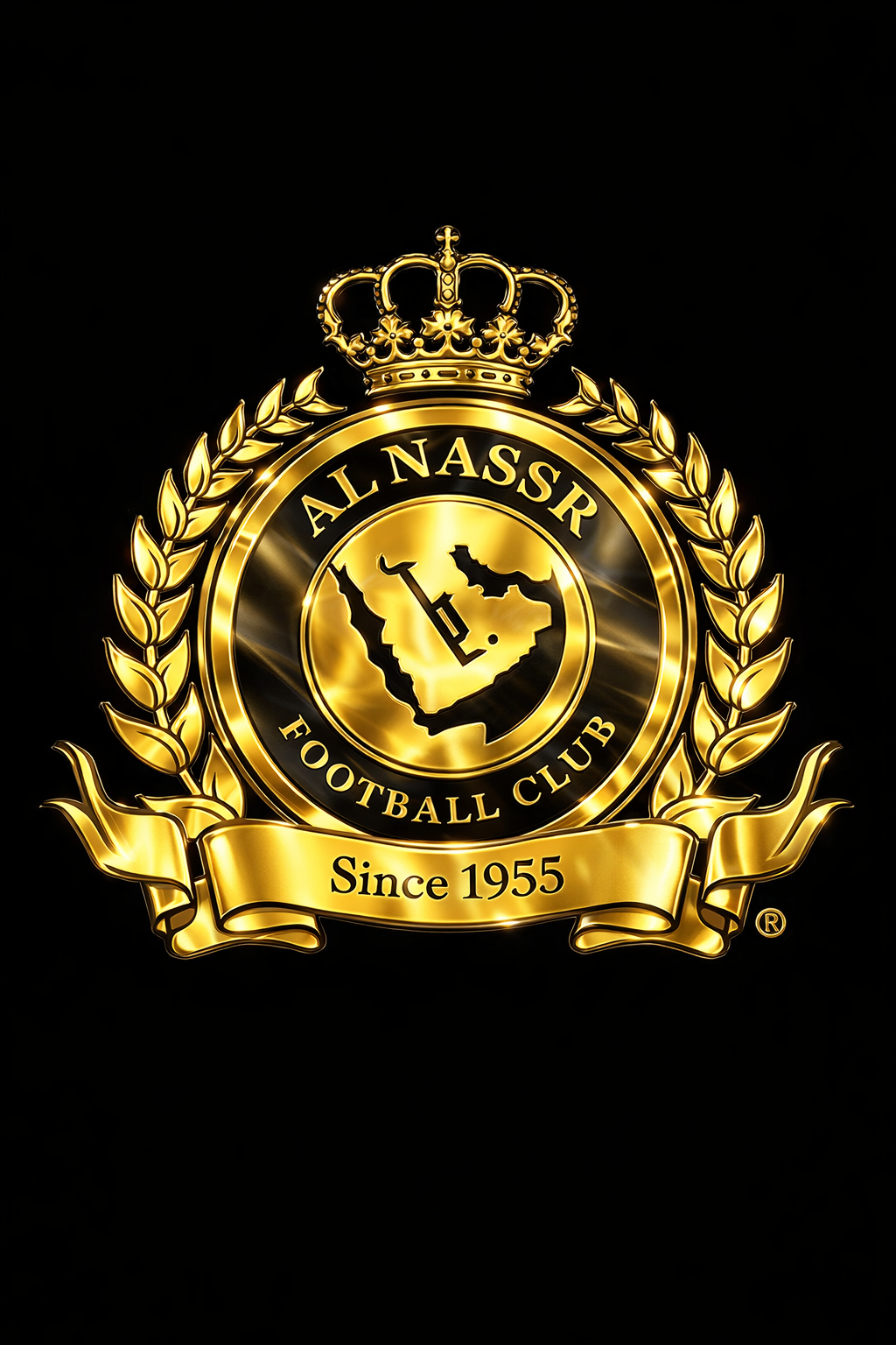 Sport Crest – 3D Artistic Interpretation in 24K Gold